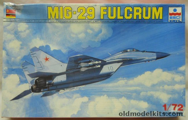 ESCI 1/72 Mig-29 Fulcrum - USSR / DDR, 9058 plastic model kit